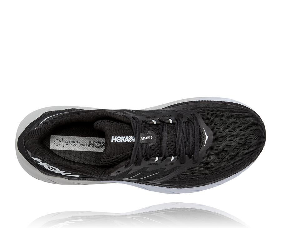 Hoka One One Løbesko Herre - Arahi 5 - Sort/Hvide - 456321VYN